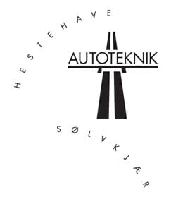 Logo, papirlinje og skilt for autoværkstedet Hestehave & Sølvkjær Autoteknik