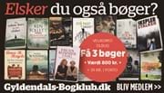 Gyldendals Bogklub forsideannonce i Politiken
Grafisk design for Gyldendals Bogklub